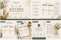 Luxury Kitchen Cleaning Checklist | Printable A4 PDF | Home Cleaning Planner | Instant Download